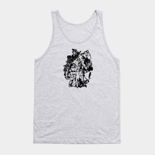 Rock Climbing Germany Rock Climber Map Tank Top